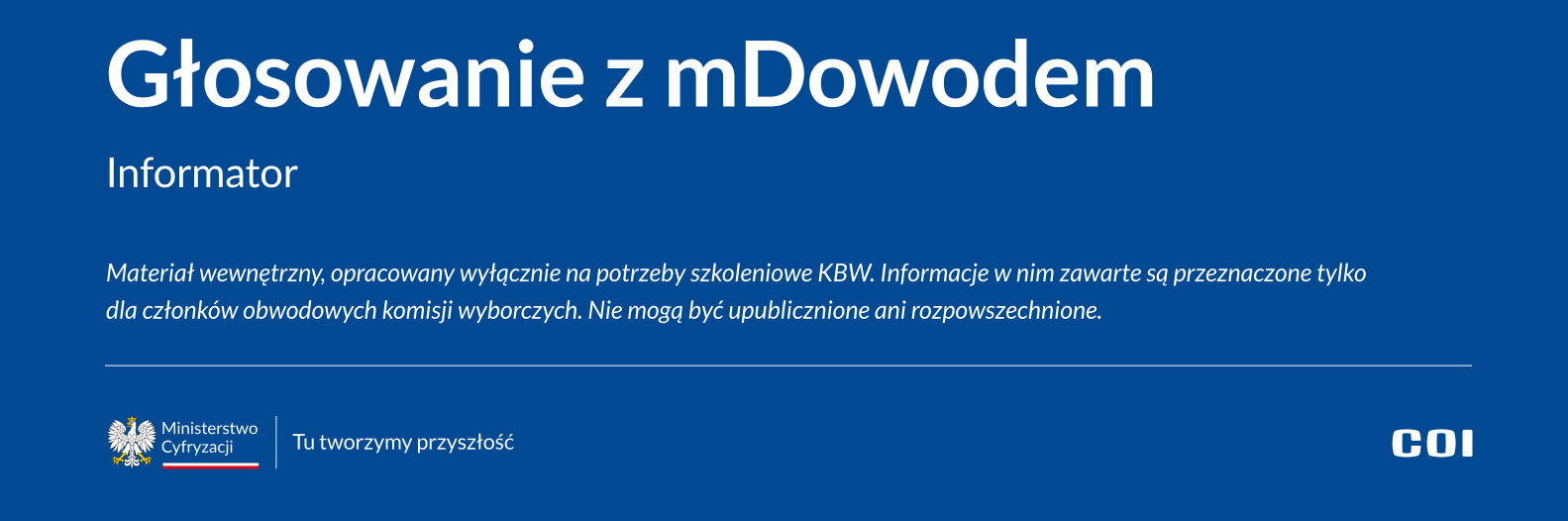 klauzula zakazująca rozpowszechniania informacji poza KBW